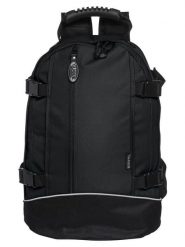 Clique Backpack II plecak sportowy z poliestru 600D z powłoką PVC czarny – black. Czarne plecaki męskie CLIQUE, bez wzorów, z gumy, sportowe. Za 175.37 zł.