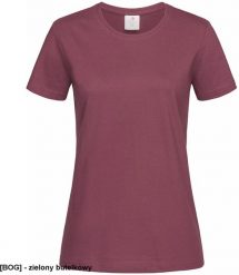 Stedman - T-shirt damski ST2600 zielony butelkowy XL. Zielone t-shirty damskie Stedman, xl, bez wzorów, bez kołnierzyka, bez ramiączek. Za 129.54 zł.