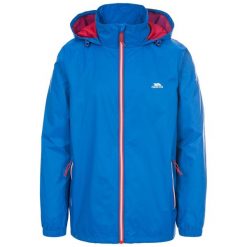 Męska Kurtka Wodoodporna Briar. Niebieskie kurtki męskie Trespass, m, bez wzorów, z materiału, klasyczne, z kapturem. Za 237.99 zł.