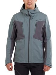Kurtka softshell męska Fundango Rauris Softshell. Szare kurtki męskie FUNDANGO, m, bez wzorów, z materiału, bez kaptura, trekkingowe. Za 519.90 zł.