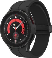 Smartwatch Samsung Galaxy Watch 5 Pro LTE 45mm Czarny (SM-R925FZKAEUE). Czarne zegarki smartwatch SAMSUNG, bez wzorów. Za 1,500.99 zł.