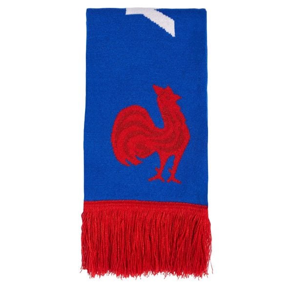 Szalik France. Niebieskie szaliki damskie Adidas, bez wzorów, z materiału. Za 149.00 zł.