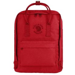 Plecak szkolny dla uczniów Re-Kanken. Czerwone plecaki męskie Fjällräven, bez wzorów, sportowe. Za 529.99 zł.