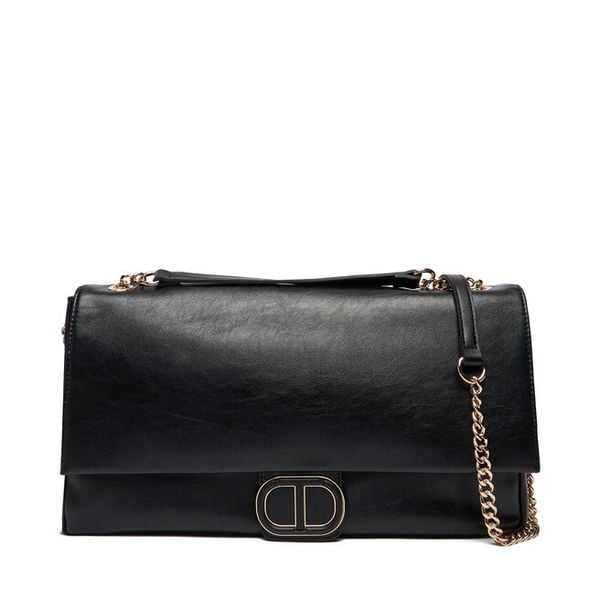 Torebka TWINSET. Czarne torebki do ręki damskie Twinset, bez wzorów, bez dodatków. Za 629.99 zł.