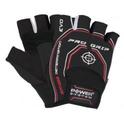 Rękawiczki na siłownię POWER SYSTEM Pro Grip Evo. Czerwone rękawiczki męskie POWER SYSTEM, bez wzorów. Za 35.00 zł.