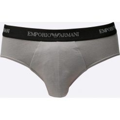 Emporio Armani Underwear - Slipy (2 pack). Czarne slipki męskie Emporio Armani, m, bez wzorów, z bawełny. W wyprzedaży za 89.90 zł.