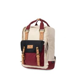 Plecak na laptopa Doughnut Macaroon Reborn III Series - stone x wine. Brązowe plecaki męskie Doughnut, bez wzorów, sportowe. Za 298.99 zł.