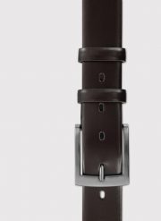 PAKO LORENTE – Ciemnobordowy skórzany pasek męski. Paski męskie Pako Lorente, ze skóry. Za 149.99 zł.