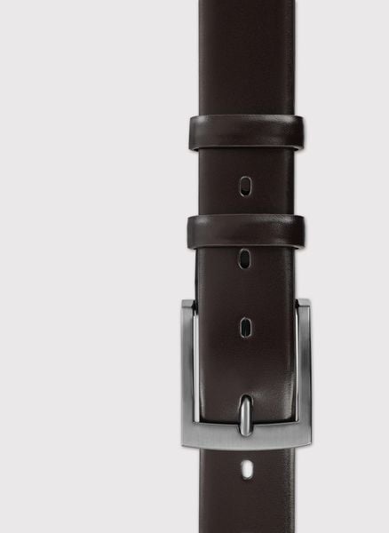 PAKO LORENTE – Ciemnobordowy skórzany pasek męski. Paski męskie Pako Lorente, ze skóry. Za 149.99 zł.