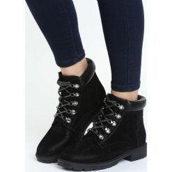 Czarne Traperki Autumn Breaker. Czarne trapery damskie Born2be, bez zapięcia. Za 119.99 zł.