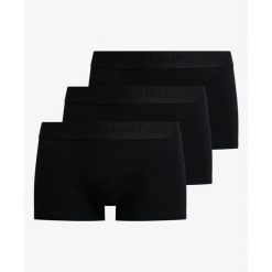 Bokserki Superdry (x3). Czarne bokserki męskie Superdry, bez wzorów. Za 178.20 zł.