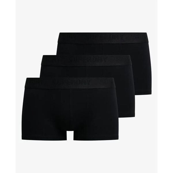 Bokserki Superdry (x3). Czarne bokserki męskie Superdry, bez wzorów. Za 206.15 zł.