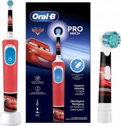 Szczoteczka Oral-B Vitality Pro 103 Cars Czerwona. Czerwone szczoteczki elektryczne Oral-B. Za 110.58 zł.