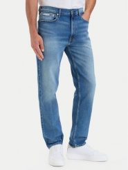 Calvin Klein Jeans Jeansy LV04RH743G Niebieski Straight Fit. Niebieskie jeansy męskie Calvin Klein Jeans, z bawełny. Za 489.99 zł.