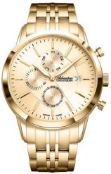 Zegarek męski Adriatica A8306.1111CH złoty. Żółte zegarki męskie Adriatica, bez wzorów, złote. Za 1,550.00 zł.