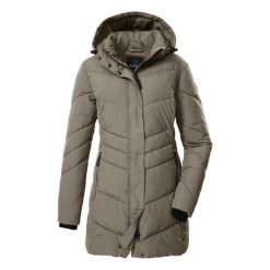 Parka dla kobiet Killtec GW 60. Brązowe parki damskie KILLTEC, na zimę, bez wzorów, bez kaptura. Za 724.00 zł.