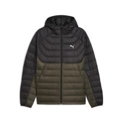 Męska kurtka puchowa z kapturem PUMA PACKLITE. Zielone kurtki męskie Puma, m, bez wzorów, z puchu, sportowe, z kapturem. Za 599.00 zł.