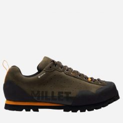 Buty turystyczne MILLET Friction Gore-Tex U grafitowy. Zielone obuwie trekkingowe damskie Millet, z gore-texu, przed kostkę, bez zapięcia. Za 734.70 zł.