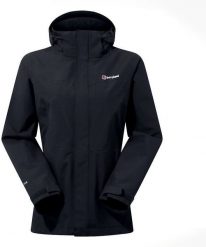 Berghaus Kurtka damska z membraną Berghaus Hillwalker InterActive Shell rozmiar M, czarna. Czarne kurtki sportowe damskie Berghaus, m, bez wzorów, bez ramiączek, bez kaptura. Za 314.96 zł.