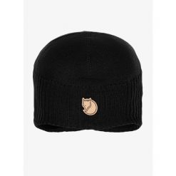 Czapka zimowa Fjallraven Stormblocker Beanie - black. Czarne czapki damskie Fjällräven, na zimę, bez wzorów, sportowe. Za 193.99 zł.