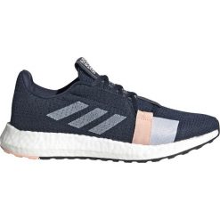 Adidas Performance Senseboost Go Tenisówki Niebieski. Niebieskie trampki i tenisówki damskie adidas Performance, bez wzorów, z materiału, bez zapięcia. Za 516.95 zł.