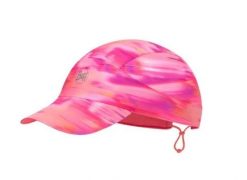 Czapka z daszkiem BUFF PACK SPEED CAP. Czerwone czapki damskie Buff, na lato, bez wzorów, z elastanu, sportowe. Za 144.45 zł.