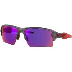 Okulary przeciwsłoneczne Oakley Flak 2.0. Czerwone okulary przeciwsłoneczne damskie Oakley, prostokątne. Za 933.05 zł.