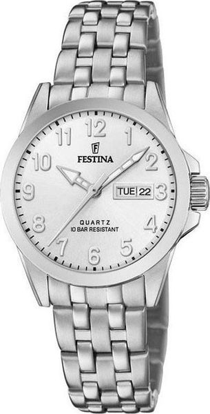 Zegarek Festina Zegarek damski Festina F20455-1 srebrny. Szare zegarki damskie Festina, srebrne. Za 354.99 zł.