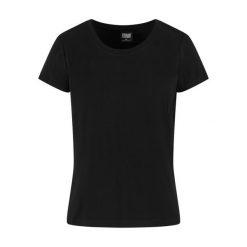 Koszulka damska Urban Classics Sorona. Czarne bluzki damskie Urban Classics, bez wzorów, bez kołnierzyka, bez ramiączek. Za 102.00 zł.