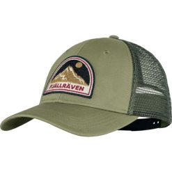 FJALLRAVEN Czapka z daszkiem Badge Langtradarkeps green-L/XL. Zielone czapki damskie Fjällräven, z aplikacjami, z bawełny, klasyczne. Za 233.15 zł.