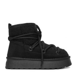 Śniegowce Badura. Czarne śniegowce damskie Badura, bez zapięcia. Za 249.99 zł.