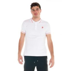 Koszulka polo na co dzień na siłownię. Białe koszulki sportowe męskie LEONE 1947 APPAREL, m, bez wzorów, bez ramiączek, na fitness i siłownię. Za 164.19 zł.