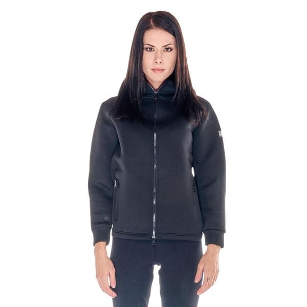 Damska kurtka neoprenowa Leone Basic. Czarne kurtki sportowe damskie LEONE 1947 APPAREL, l, bez wzorów, z neoprenu, bez ramiączek, bez kaptura, trekkingowe. W wyprzedaży za 251.55 zł.