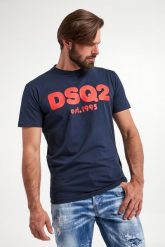 T-shirt męski DSQUARED2. T-shirty męskie Dsquared2, m, bez wzorów, bez kołnierzyka, bez ramiączek. W wyprzedaży za 733.85 zł.