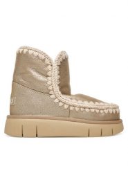 Mou Śniegowce MU.FW531002B Beżowy. Brązowe śniegowce damskie Mou, ze skóry, bez zapięcia. Za 1,139.00 zł.