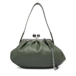 Torebka Weekend Max Mara. Zielone torebki wizytowe damskie Weekend Max Mara, bez wzorów, bez dodatków. Za 1,839.00 zł.