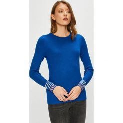 Jacqueline de Yong - Sweter. Niebieskie swetry nierozpinane damskie Jacqueline de Yong, m, bez wzorów, z dzianiny, bez kołnierzyka, bez ramiączek. W wyprzedaży za 59.90 zł.