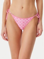 Guess Dół od bikini E5GO21 KCRL2 Różowy. Czerwone bikini Guess, z aplikacjami, z syntetyku. Za 149.99 zł.