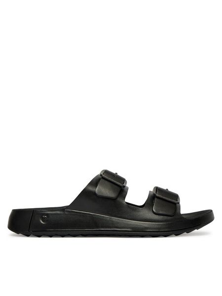 ECCO Klapki Cozmo M 55280401001 Czarny. Czarne klapki męskie ecco, bez wzorów, ze skóry, bez zapięcia. Za 396.99 zł.