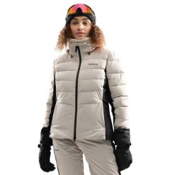 Damska kurtka narciarska Sporty zimowe Siroko W7-W Ylläs. Brązowe kurtki sportowe damskie SIROKO, na zimę, s, bez wzorów, z materiału, bez ramiączek, bez kaptura, narciarskie. Za 1,102.00 zł.