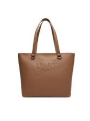 Liu Jo Torebka Halona AF5321 E0087 Brązowy. Brązowe shopperki damskie Liu Jo, bez wzorów, ze skóry, bez dodatków. Za 629.99 zł.