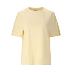 Koszulka damska Athlecia Lexy. Żółte bluzki damskie Athlecia, bez wzorów, casualowe, bez kołnierzyka, bez ramiączek. Za 178.00 zł.