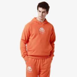 Bluza z kapturem Kappa Giano. Brązowe bluzy sportowe męskie Kappa, m, bez wzorów, z kapturem. Za 255.30 zł.