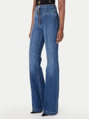 Elisabetta Franchi Jeansy PJ-17D-61E2 139 Niebieski Regular Fit. Niebieskie jeansy damskie Elisabetta Franchi, bez wzorów, z bawełny. Za 1,619.00 zł.