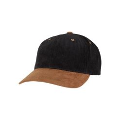 Czapka baseballowa z weluru Flexfit. Brązowe czapki damskie FLEXFIT, bez wzorów, z bawełny, eleganckie. Za 136.50 zł.