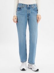 Levi's Dżinsy - 501 Kobiety Bawełna niebieski, 30-32. Niebieskie jeansy damskie Levi's®, bez wzorów, z bawełny. Za 599.95 zł.