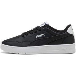 Buty sportowe damskie Puma Court Lally. Czarne obuwie sportowe damskie Puma, bez wzorów, z syntetyku, bez zapięcia. Za 290.00 zł.
