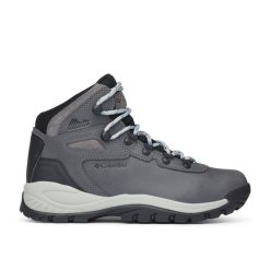 Buty Trekkingowe Damskie Columbia Newton Ridge Plus. Szare obuwie trekkingowe damskie Columbia, z materiału, za kostkę, bez zapięcia. Za 450.99 zł.