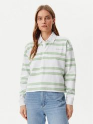 Guess Jeans Bluzka W5RP50 KCPS1 Kolorowy Regular Fit. Bluzki damskie Guess Jeans, xxl, z aplikacjami, z bawełny, bez kołnierzyka, bez ramiączek. Za 159.99 zł.