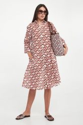 Sukienka mini Steppa MAX MARA BEACHWEAR. Sukienki damskie Max Mara Beachwear, bez wzorów, bez kołnierzyka, bez ramiączek, mini. Za 1,739.00 zł.